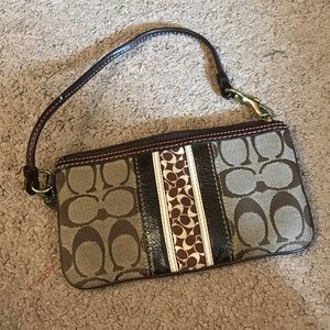 Authentic Coach Wristlet
